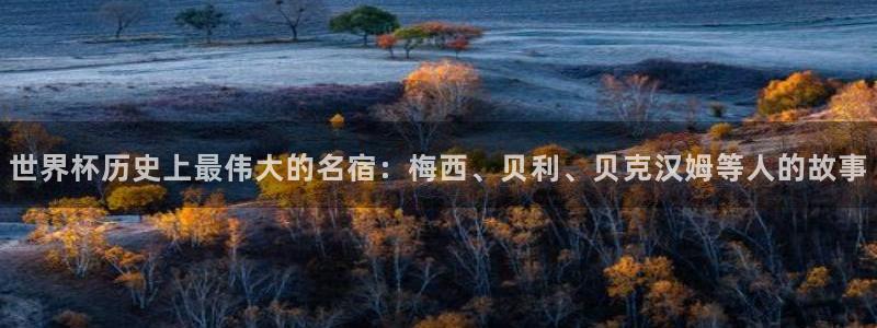 2026世预赛赛程：世界杯历史上最伟大的名宿：梅西、贝利、贝克汉姆等人的故事