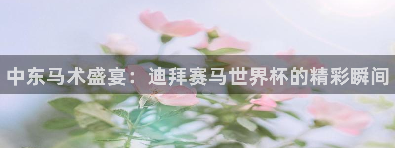 2026世界杯亚洲预选赛赛程：中东马术盛宴：迪拜赛马世界杯的精彩瞬间